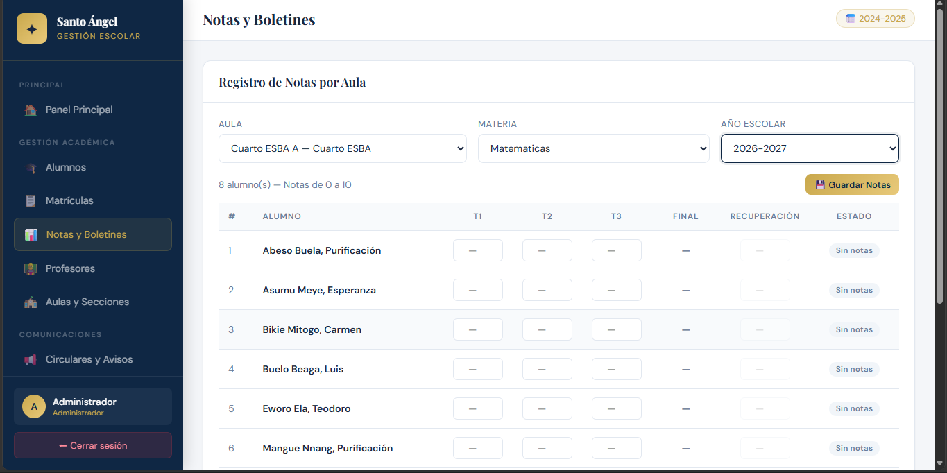 GestEscolar screenshot 5